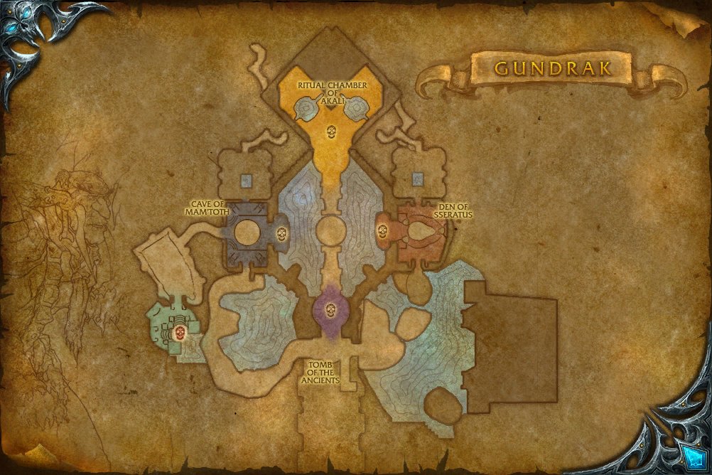 Gundrak map