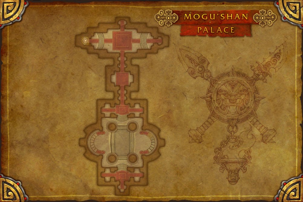 Mogu'shan Palace map