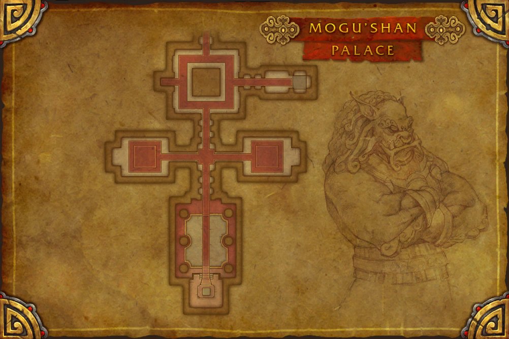 Mogu'shan Palace map