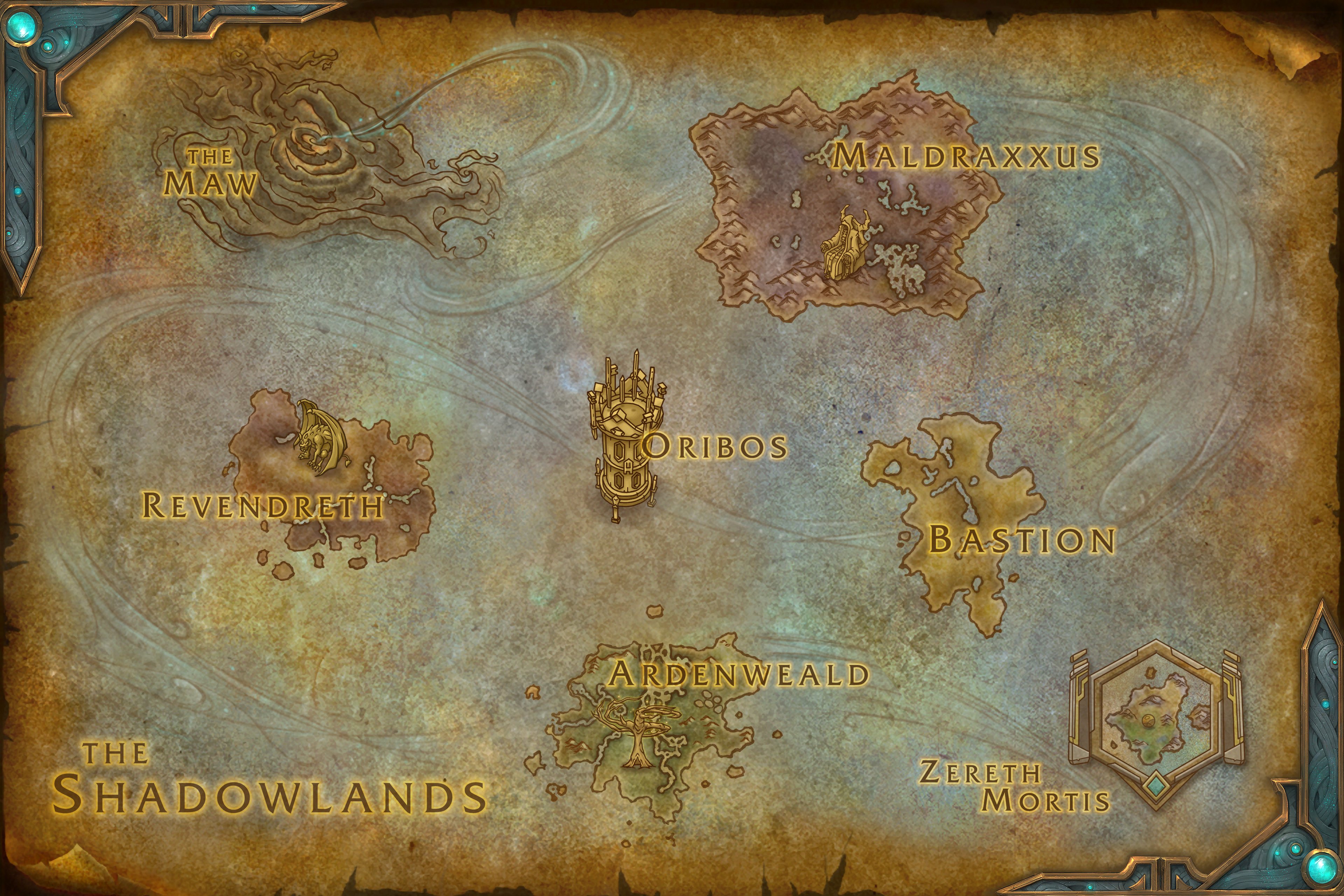The Shadowlands map
