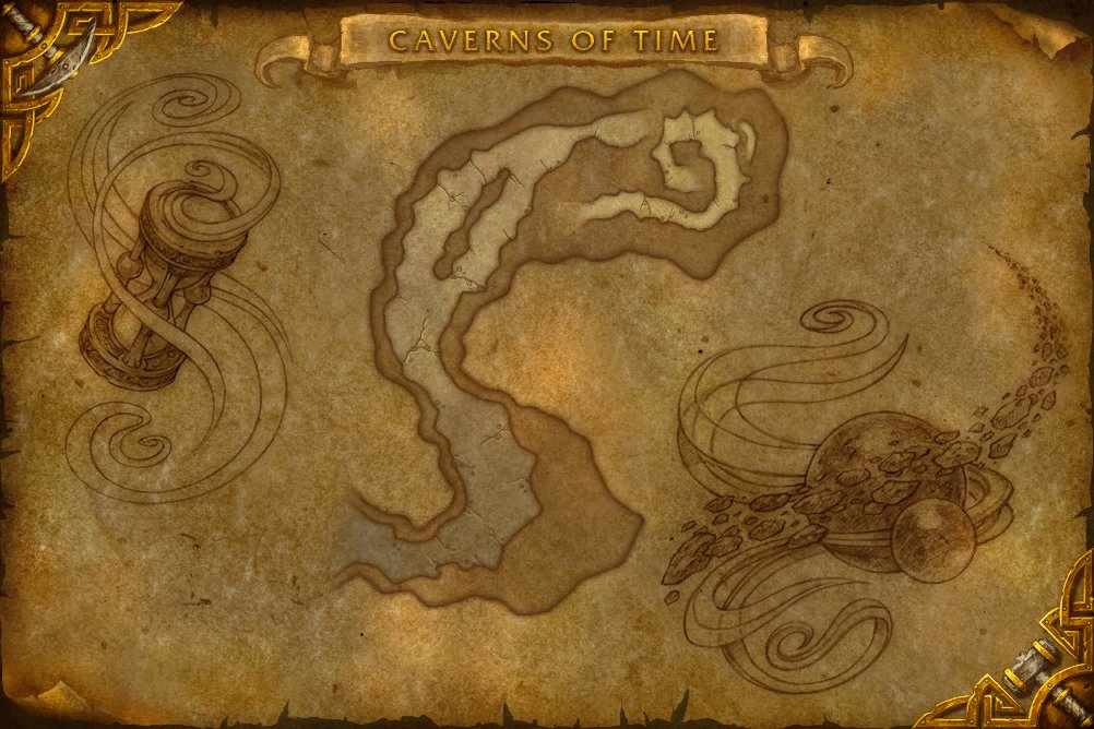 Caverns of Time map