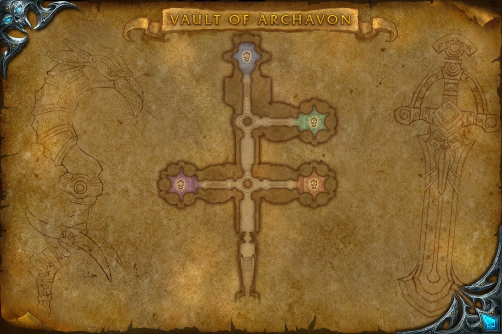 Vault of Archavon map