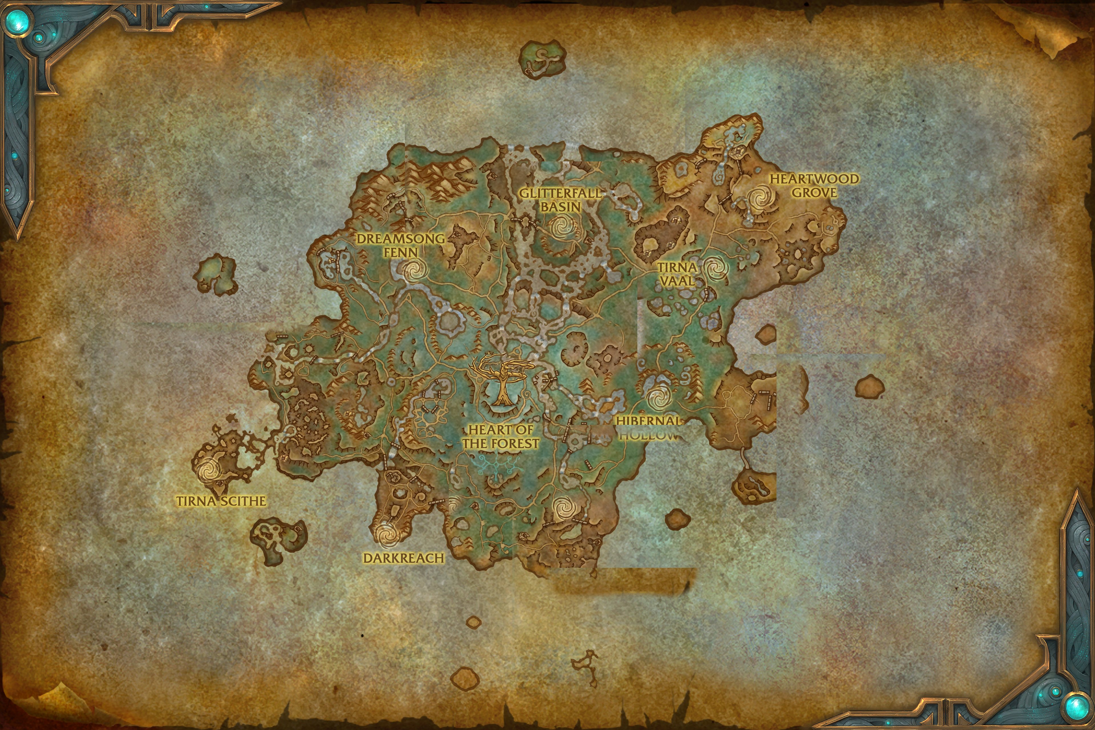 Ardenweald map