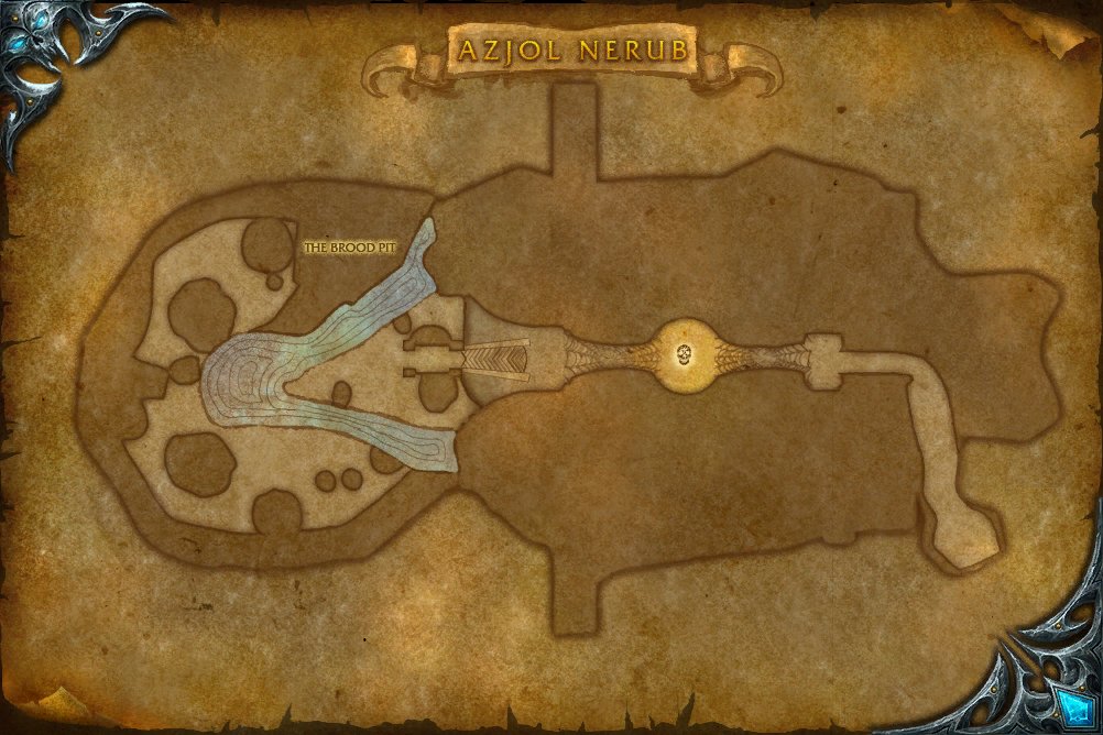 Azjol-Nerub map