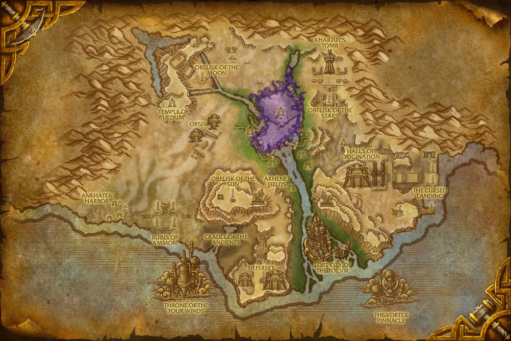 Uldum map