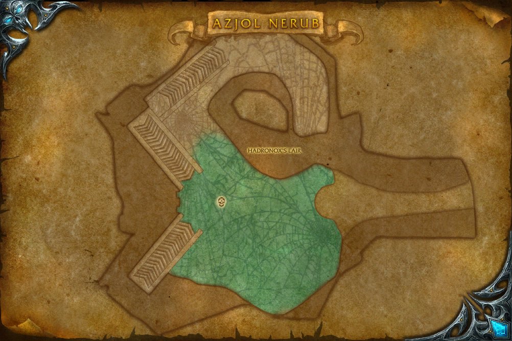 Azjol-Nerub map