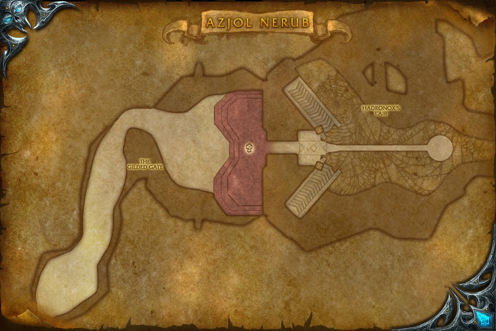 Azjol-Nerub map
