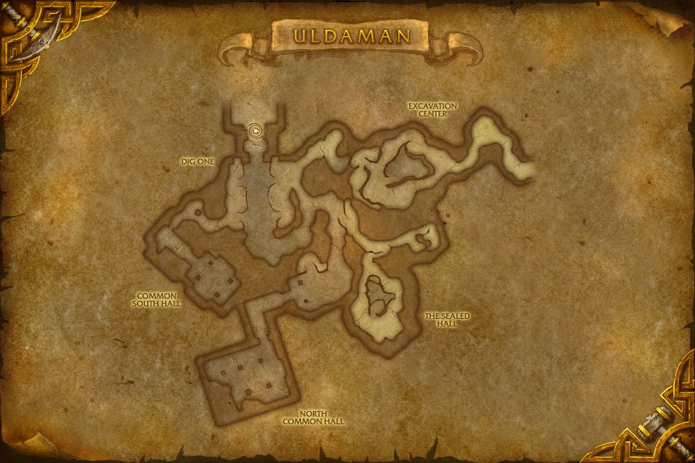 Uldaman map