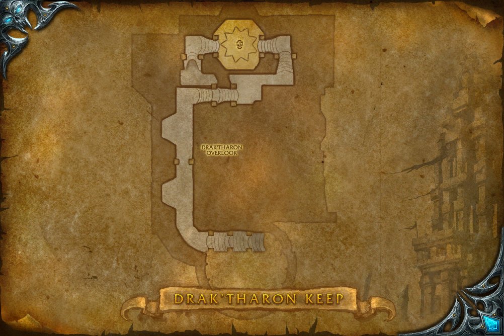 Drak'Tharon Keep map