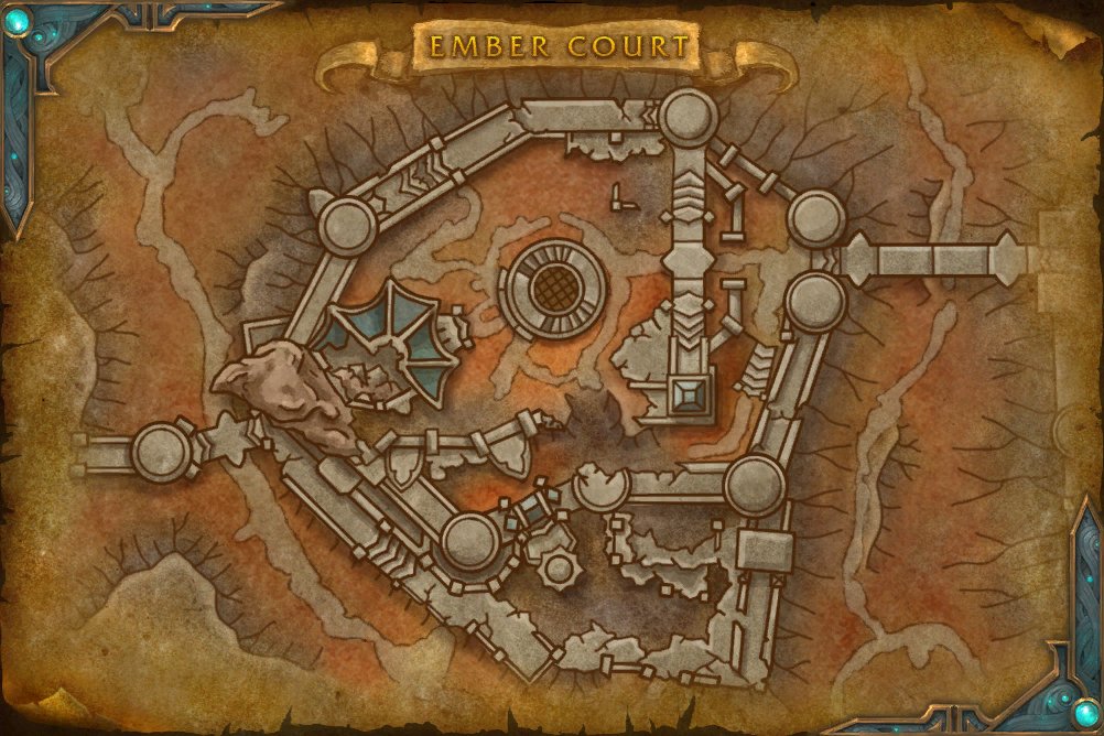 Ember Court map