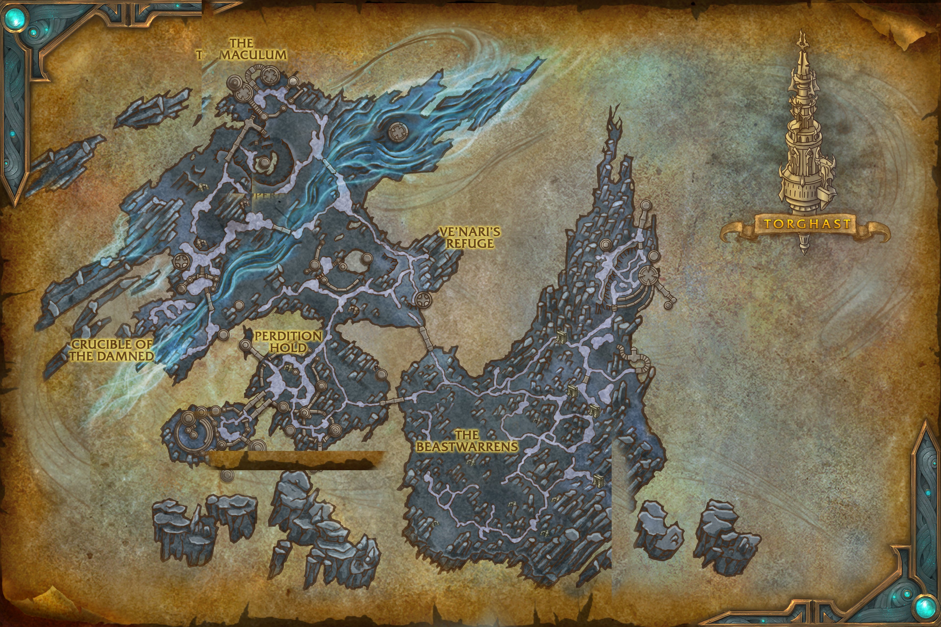The Maw map