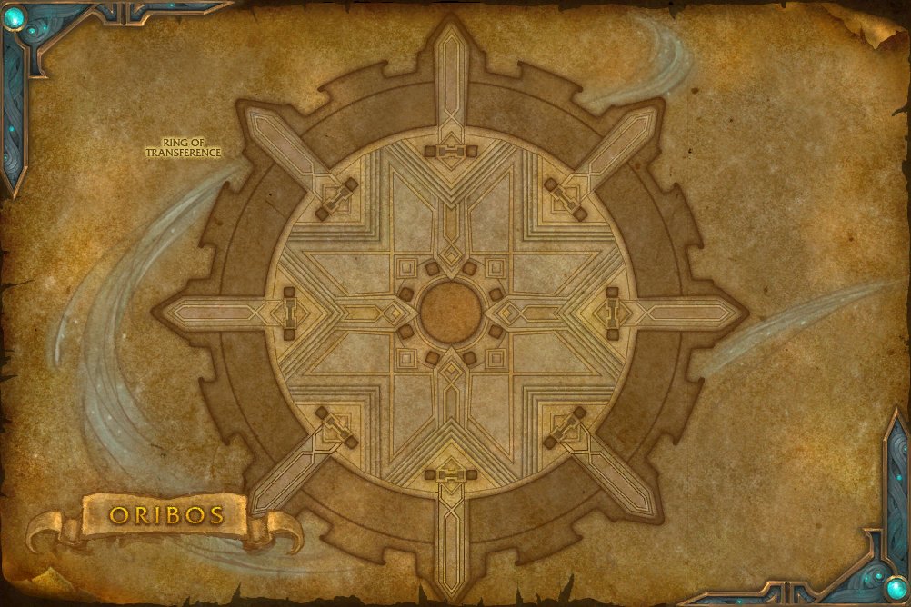 Oribos map