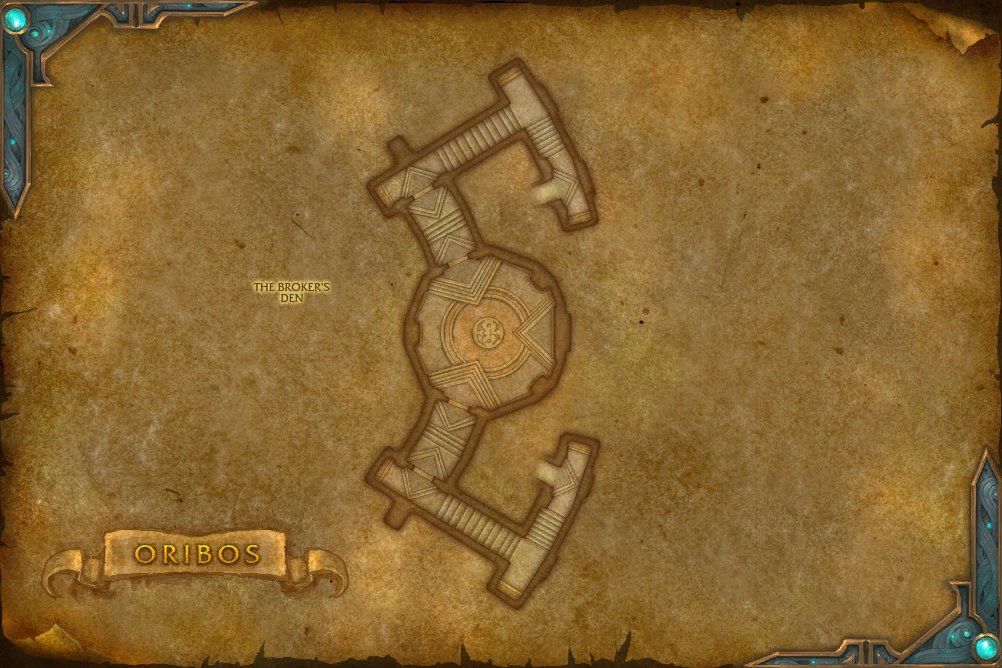 Oribos map
