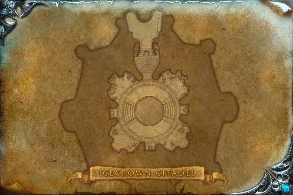 Icecrown Citadel map
