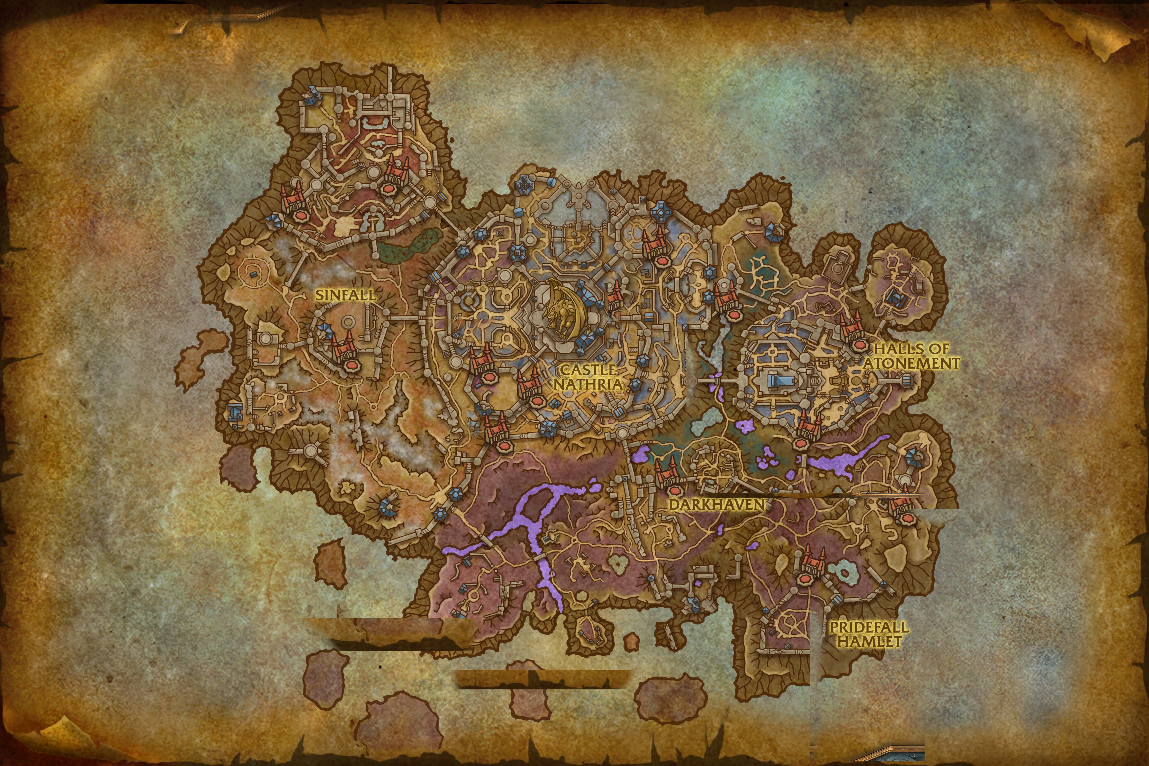 Revendreth map