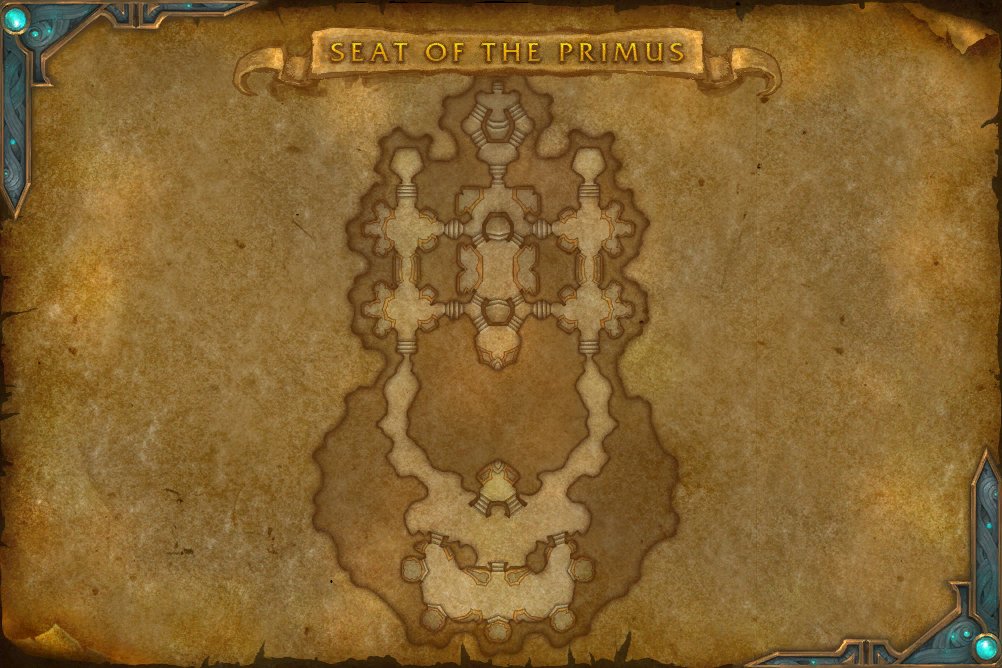 Seat of the Primus map