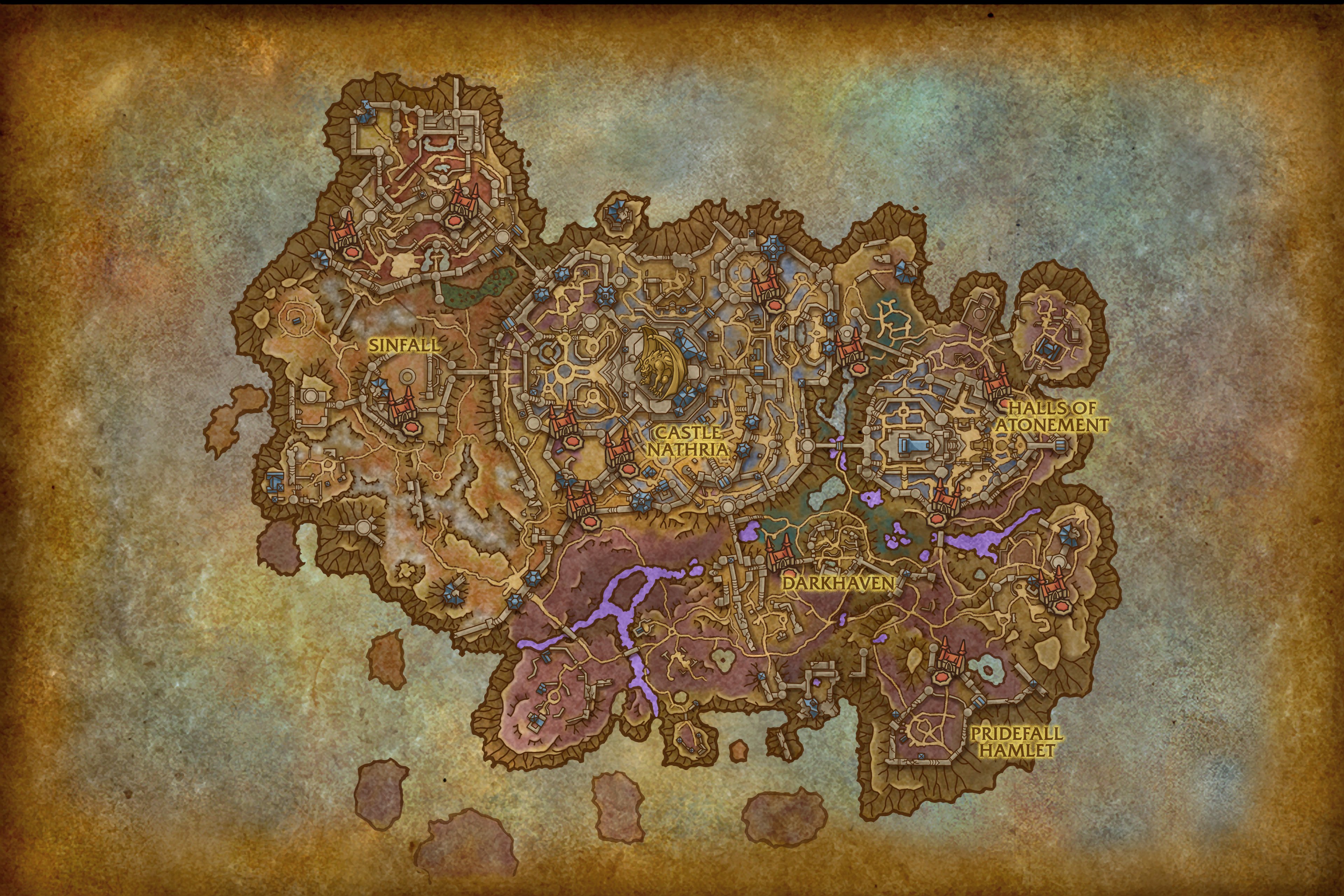 Revendreth map