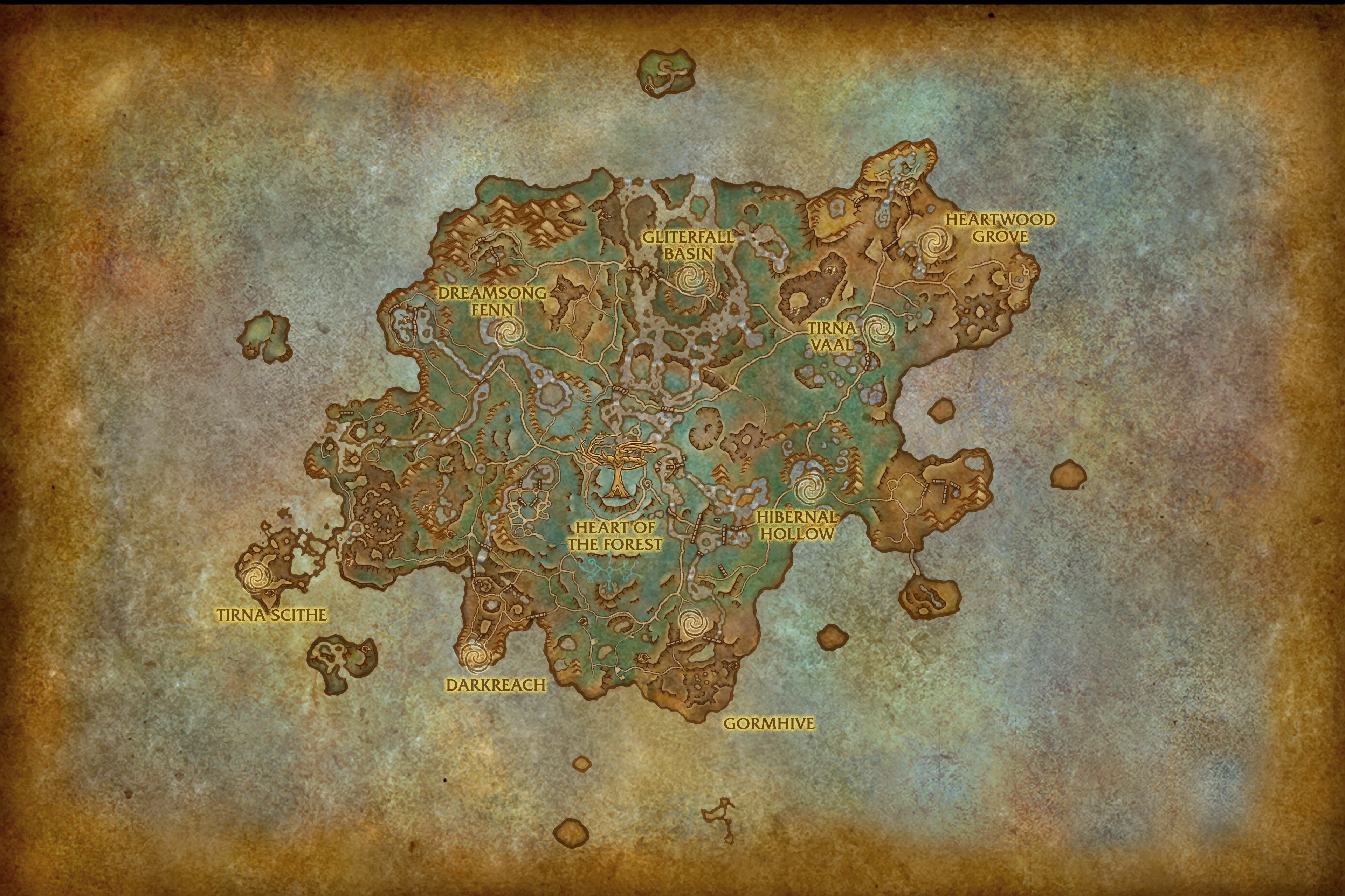 Ardenweald map