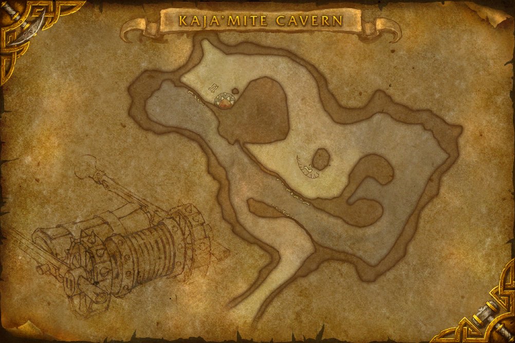 Kaja'mite Cavern map