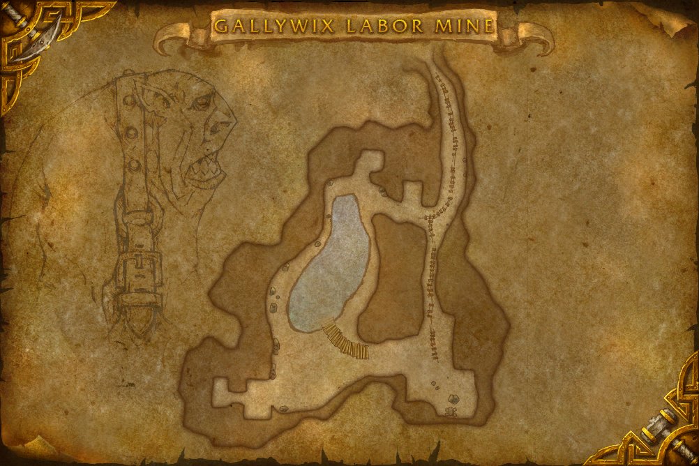 Gallywix Labor Mine map