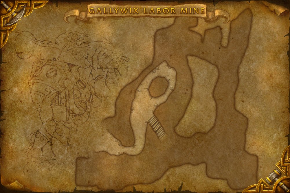 Gallywix Labor Mine map