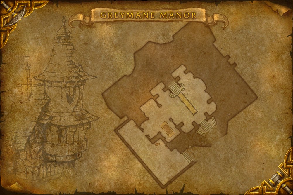 Greymane Manor map