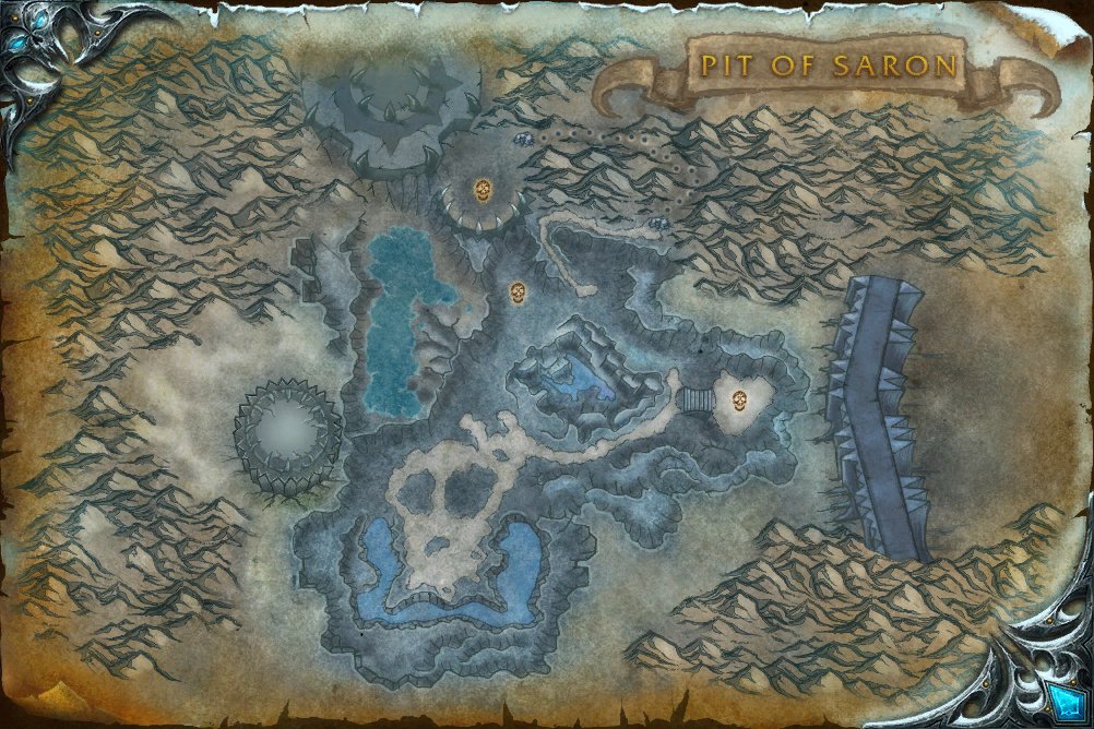 Pit of Saron map