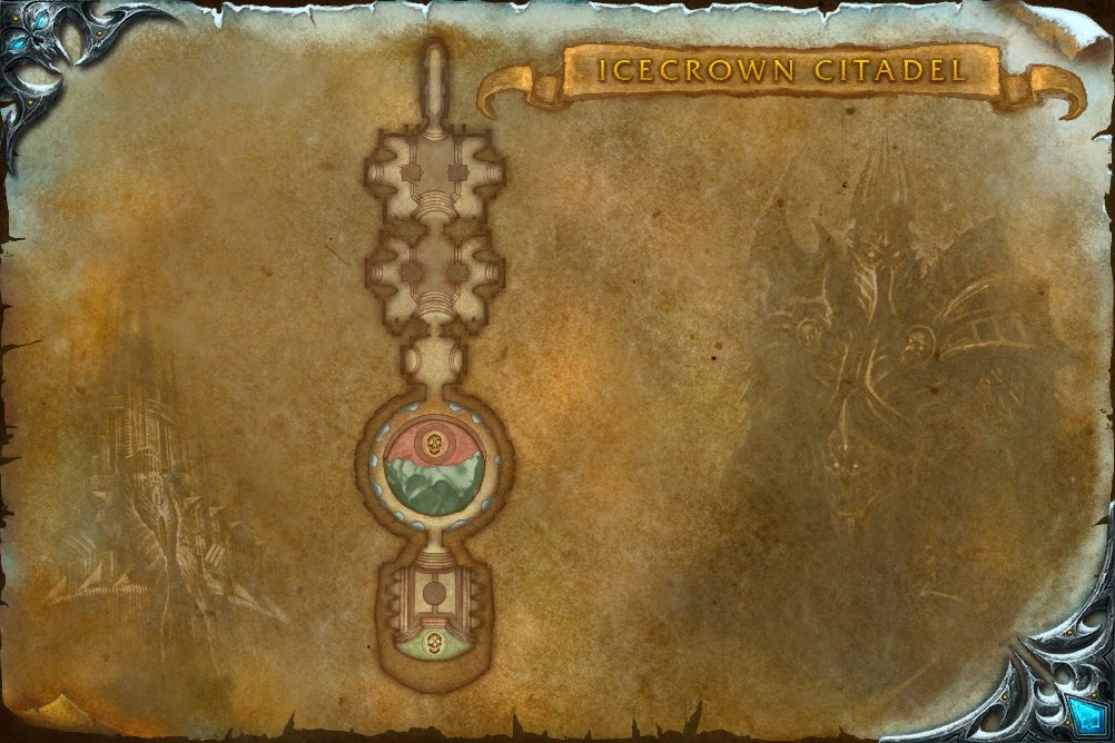 Icecrown Citadel map