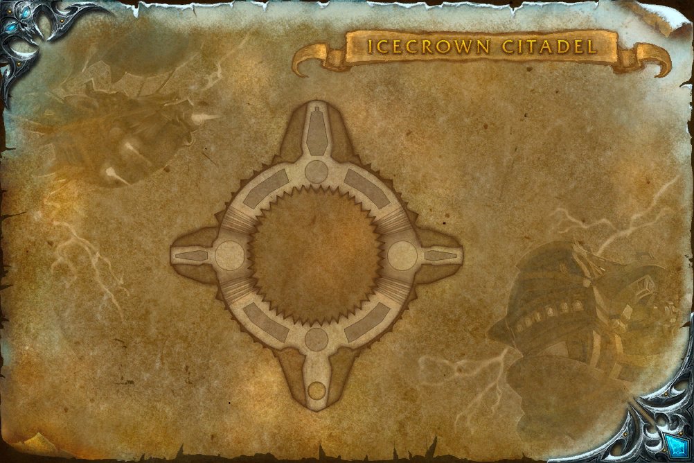 Icecrown Citadel map