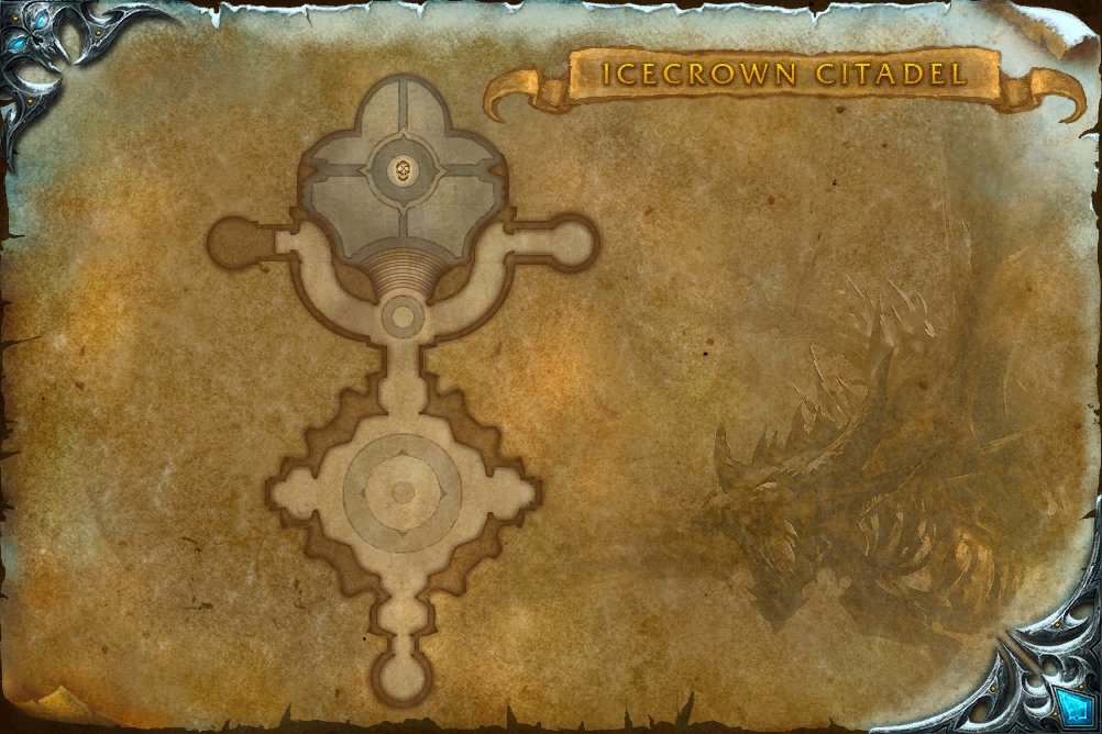 Icecrown Citadel map