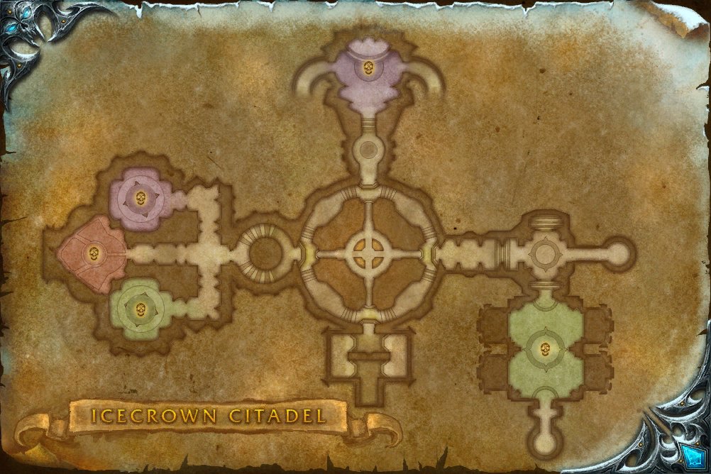 Icecrown Citadel map