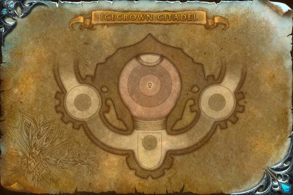 Icecrown Citadel map