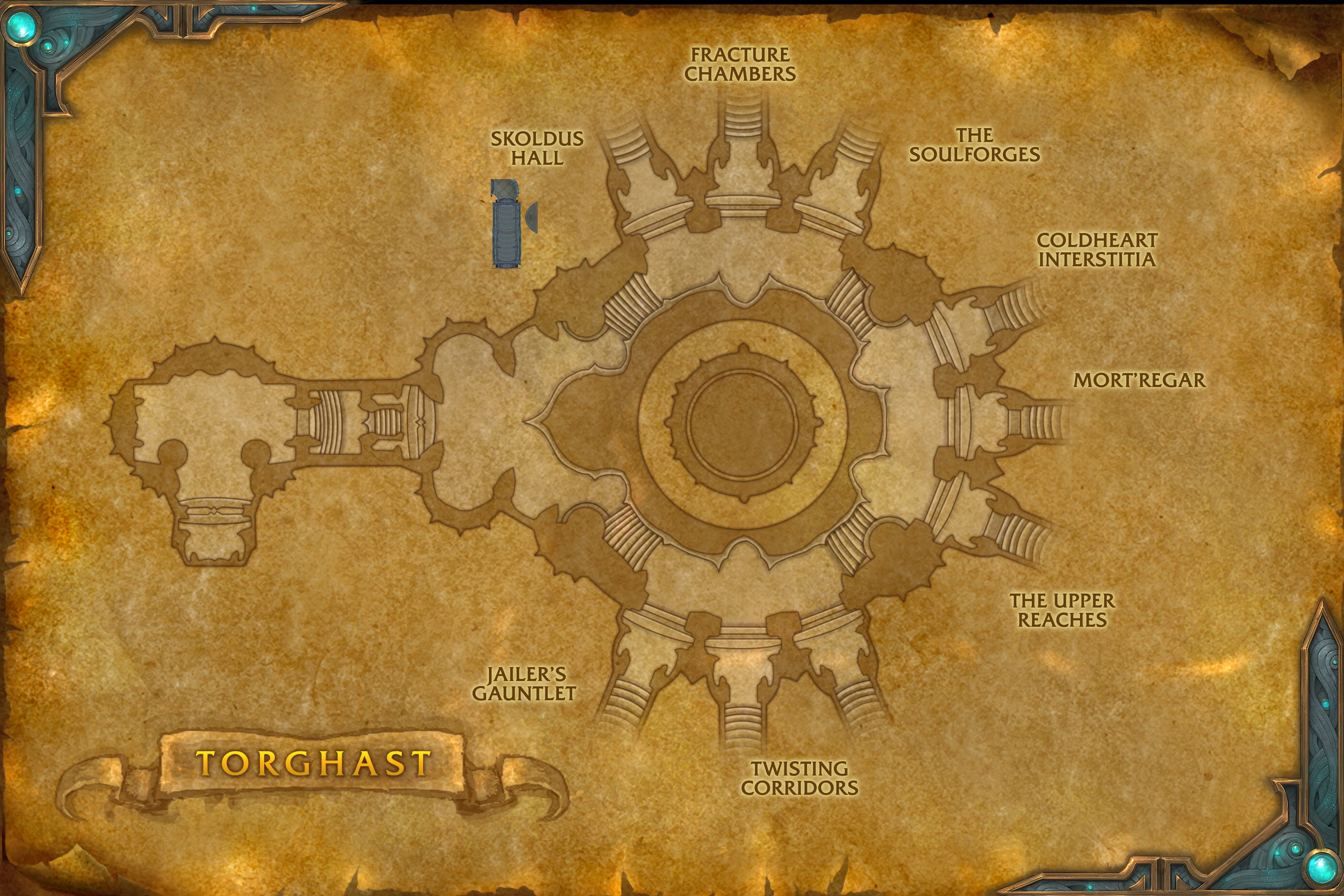 Torghast - Entrance map