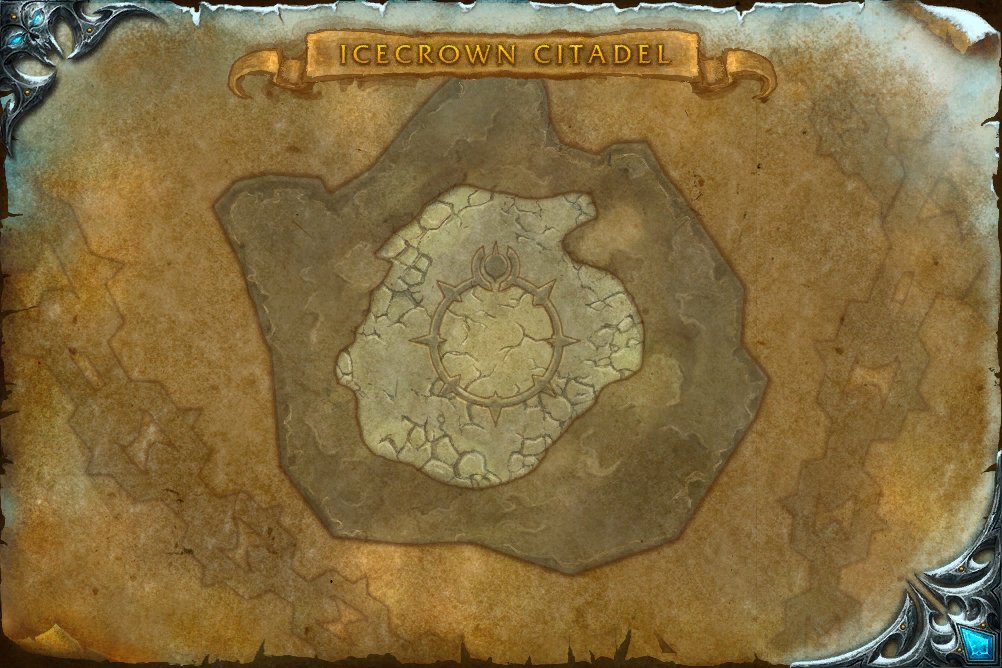 Icecrown Citadel map