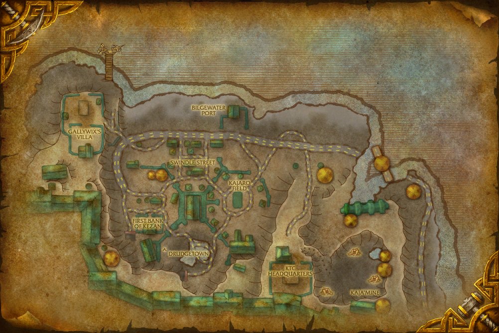 Kezan map