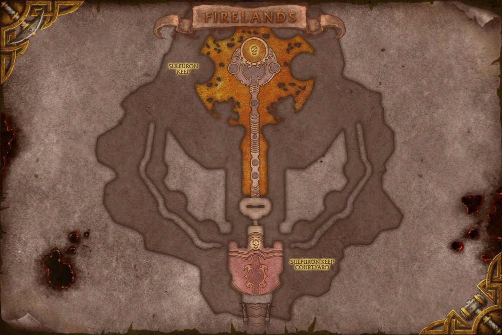 Firelands map