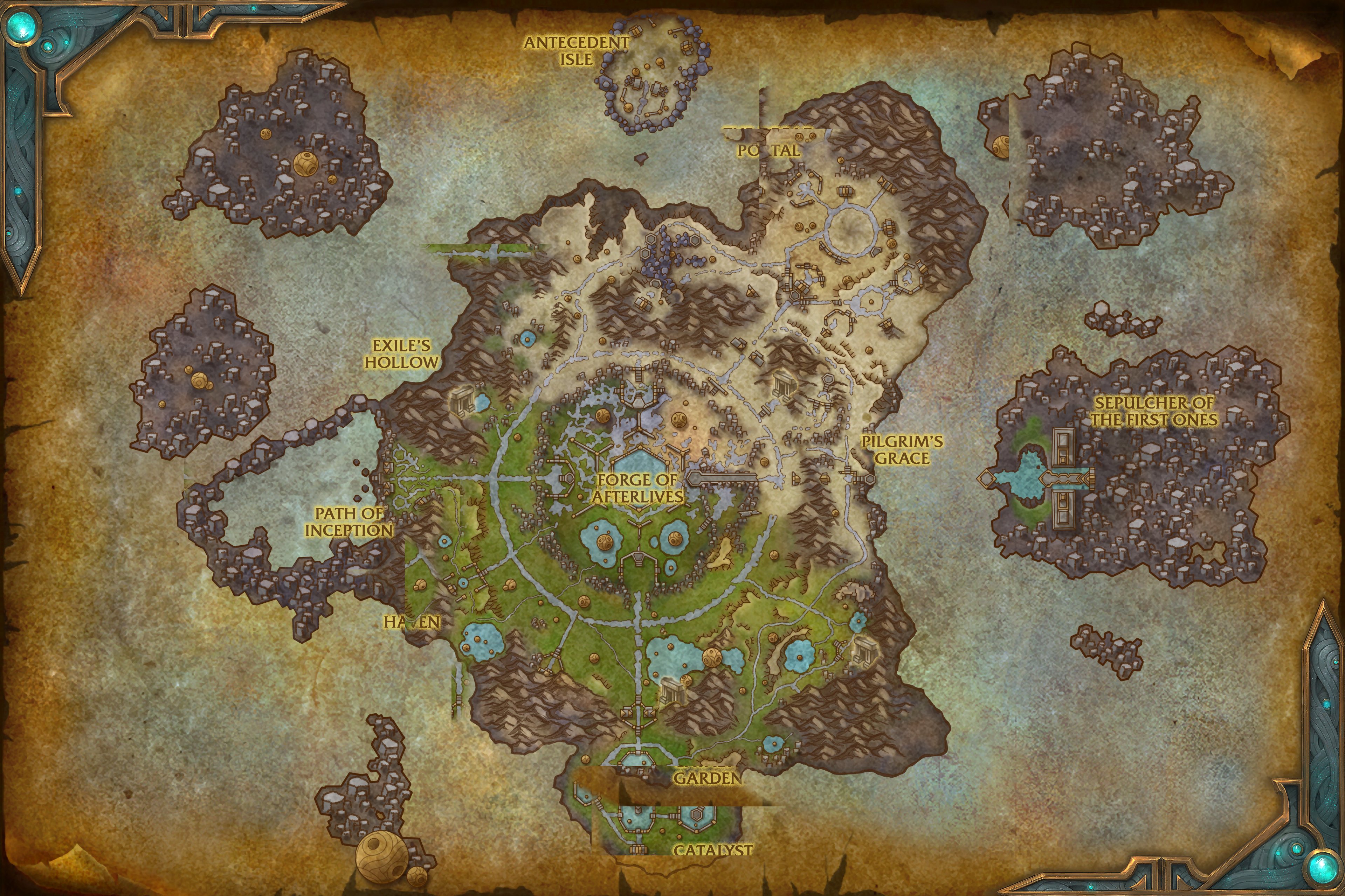 Zereth Mortis map