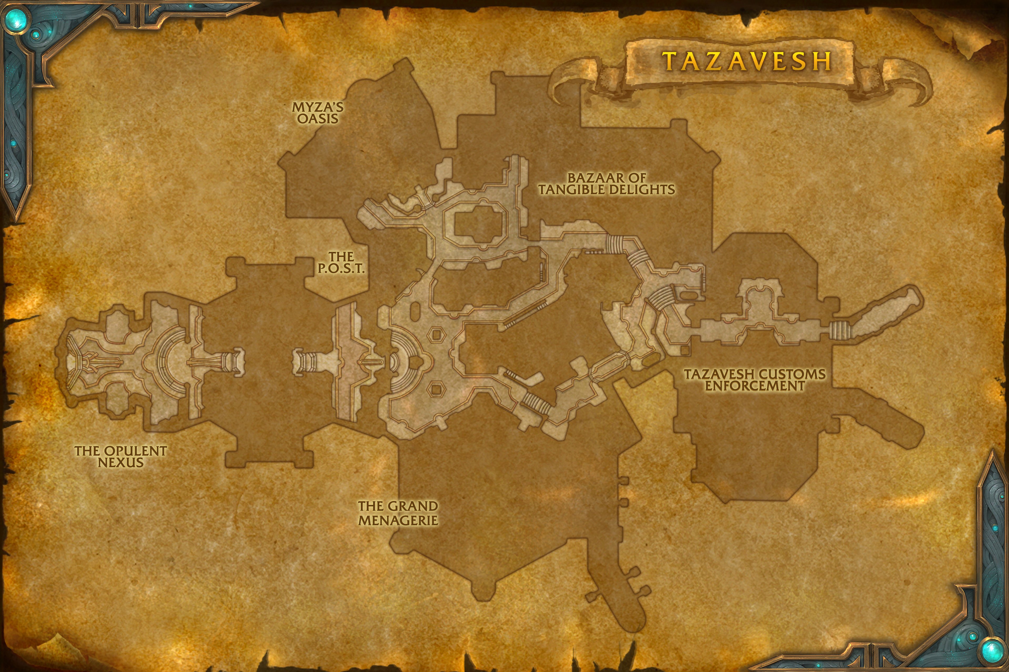 Tazavesh, the Veiled Market map
