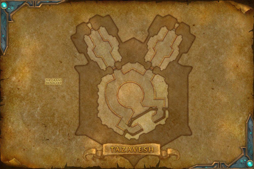 Tazavesh, the Veiled Market map