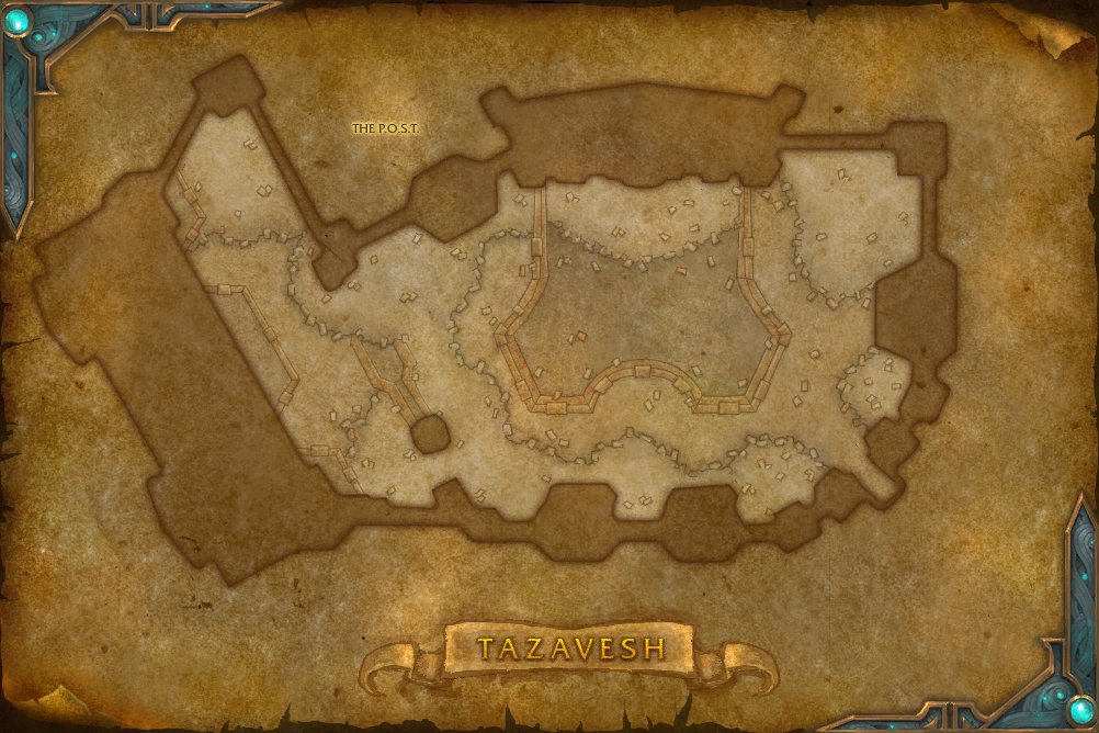 Tazavesh, the Veiled Market map