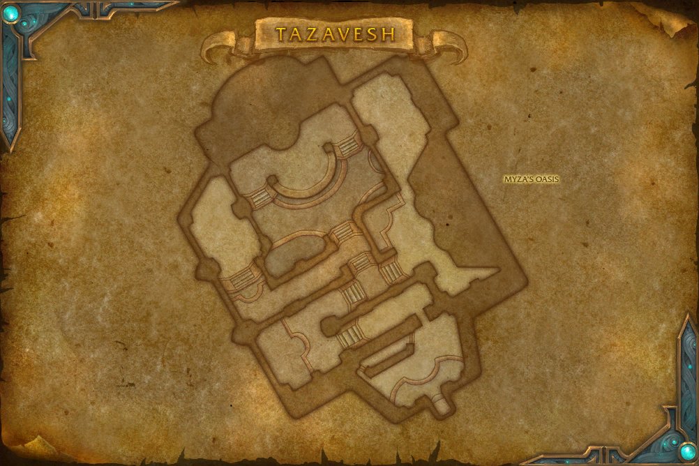 Tazavesh, the Veiled Market map