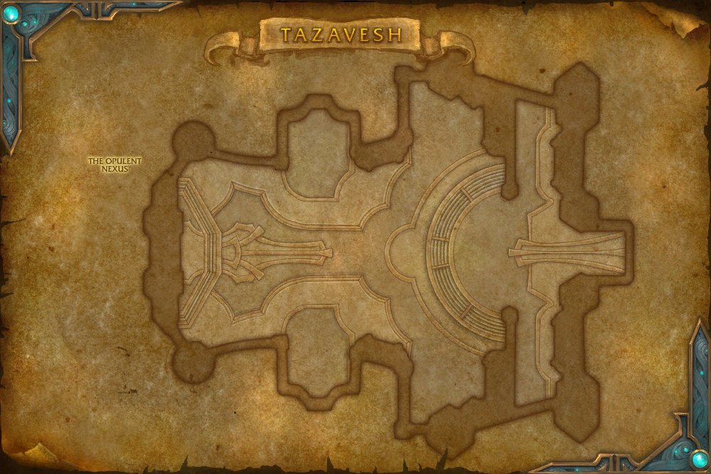 Tazavesh, the Veiled Market map