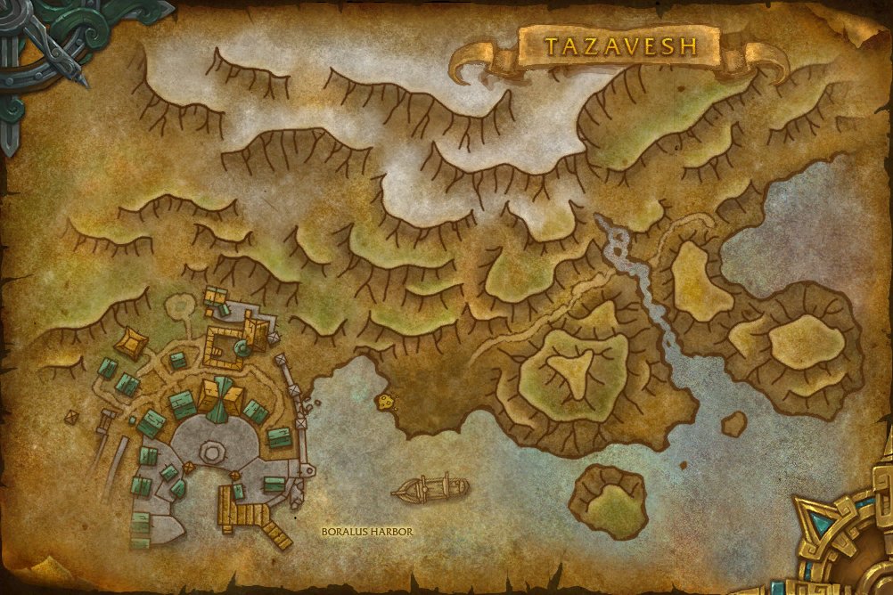 Tazavesh, the Veiled Market map