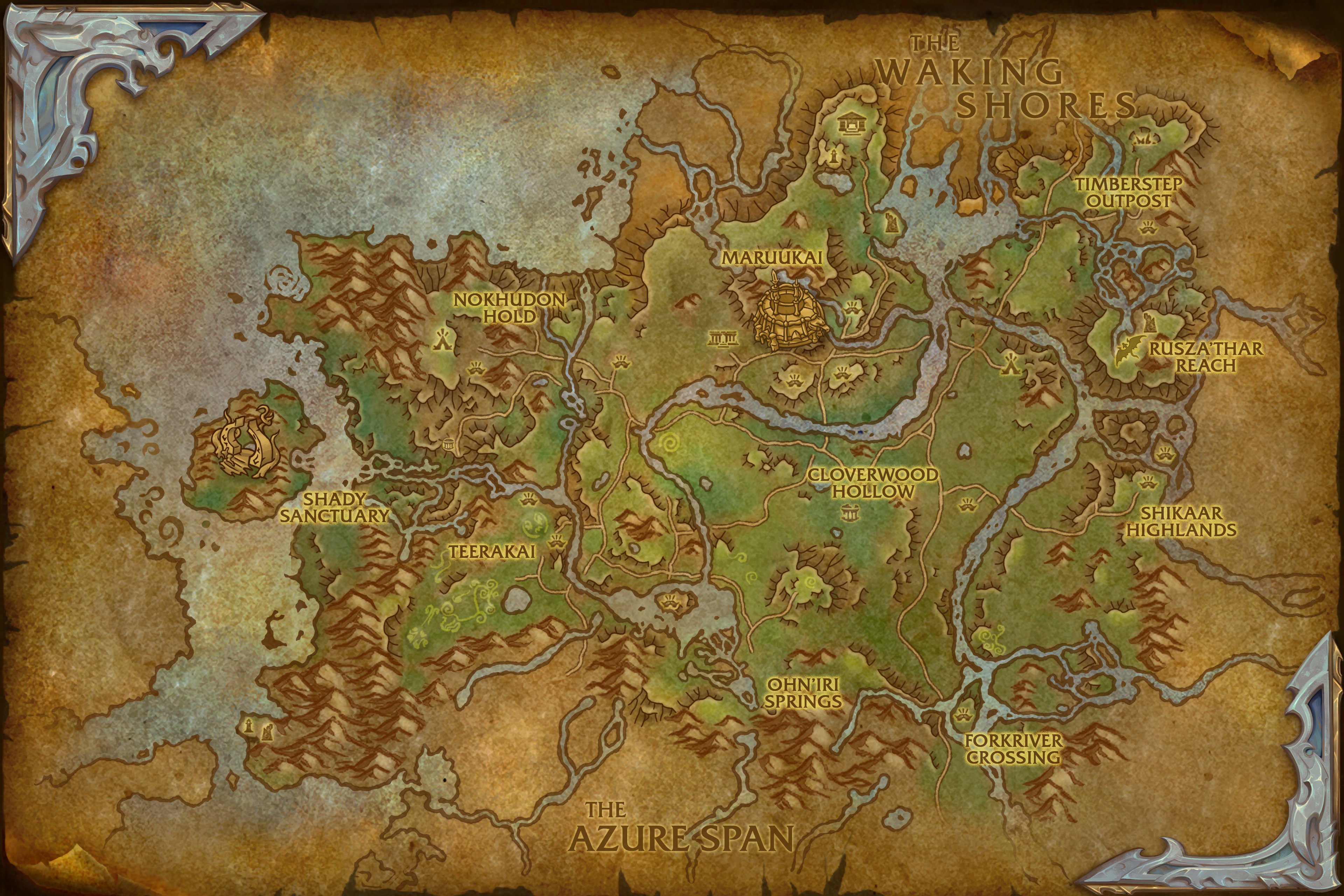 Ohn'ahran Plains map