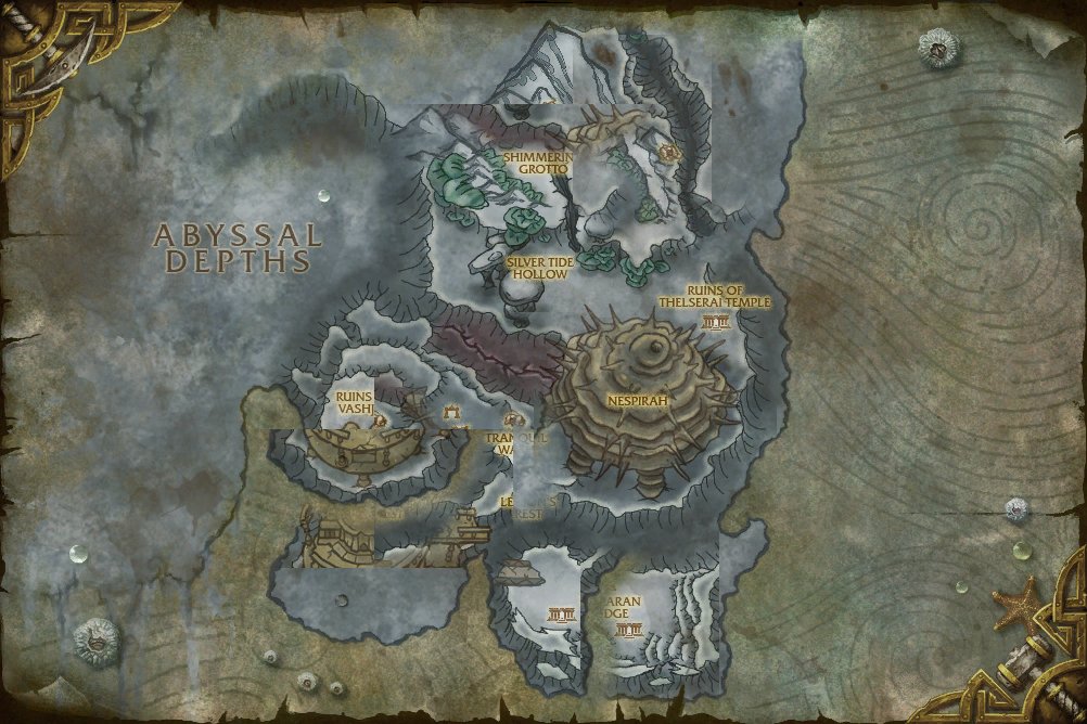 Shimmering Expanse map