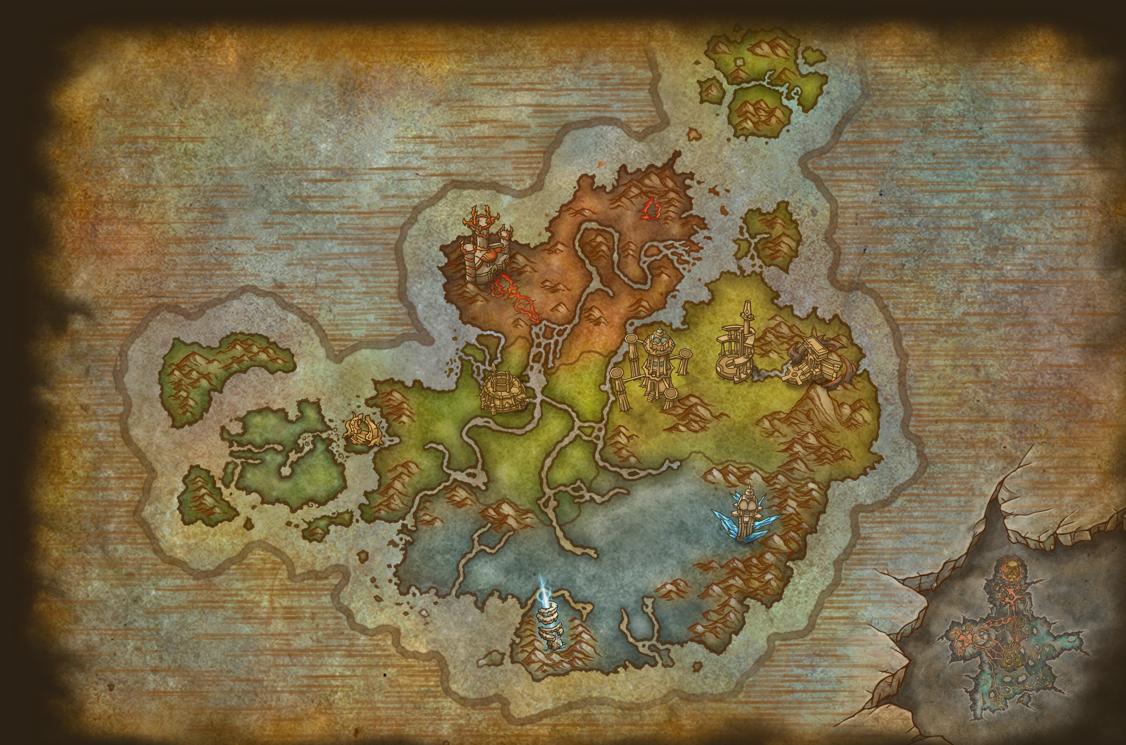 Dragon Isles map