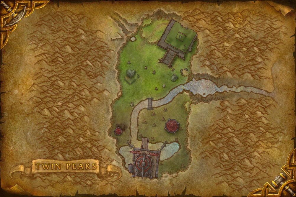 Twin Peaks map