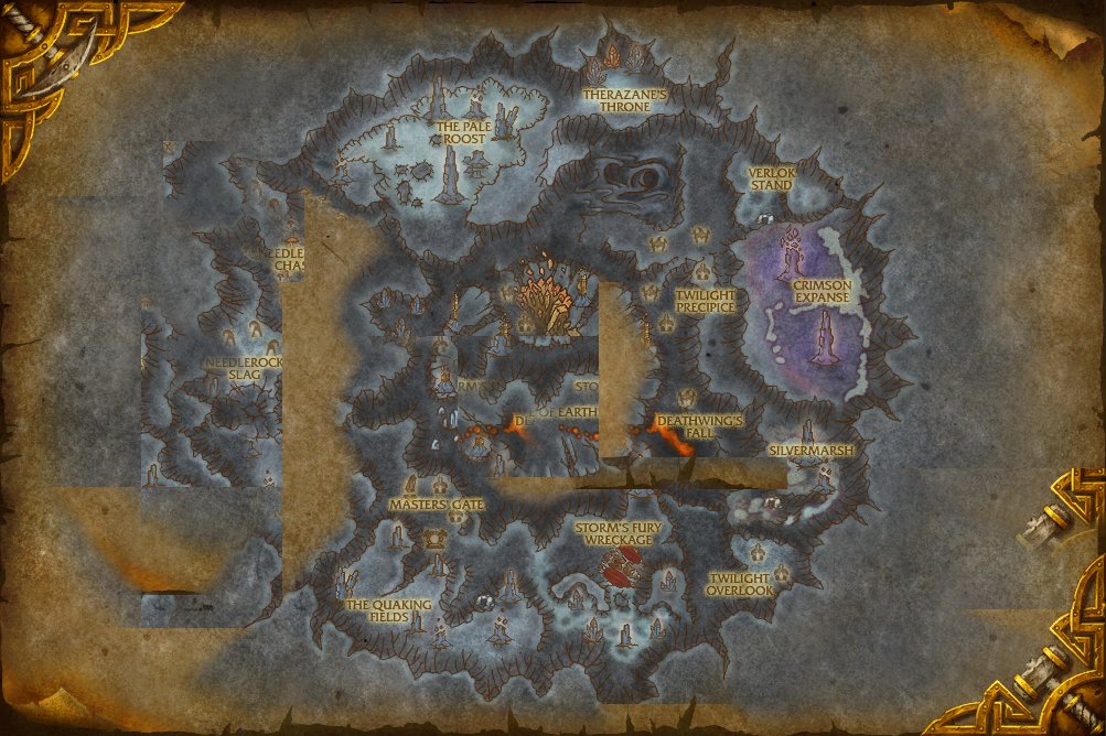 Deepholm map