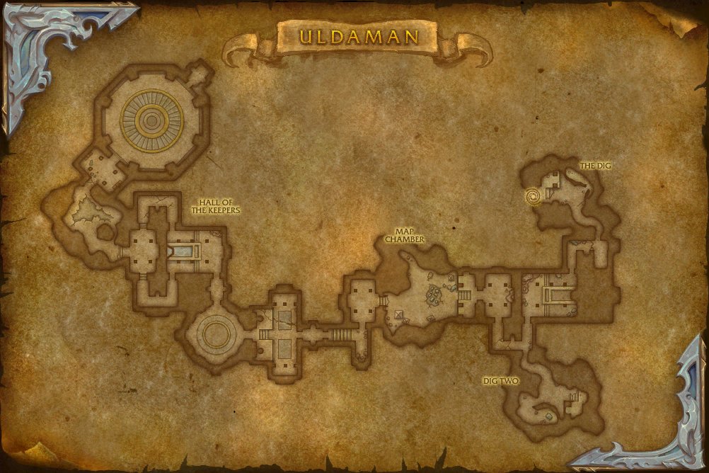 Uldaman: Legacy of Tyr map