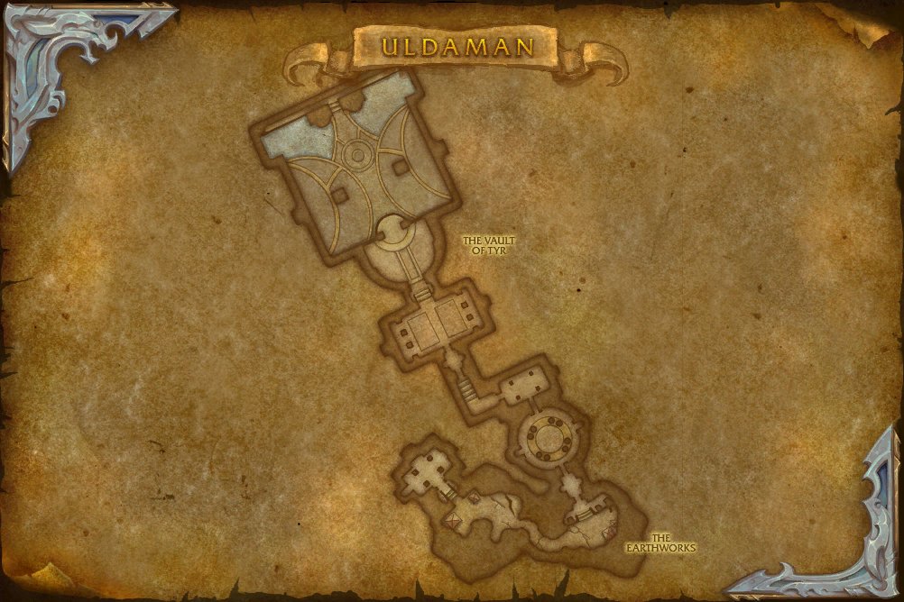 Uldaman: Legacy of Tyr map